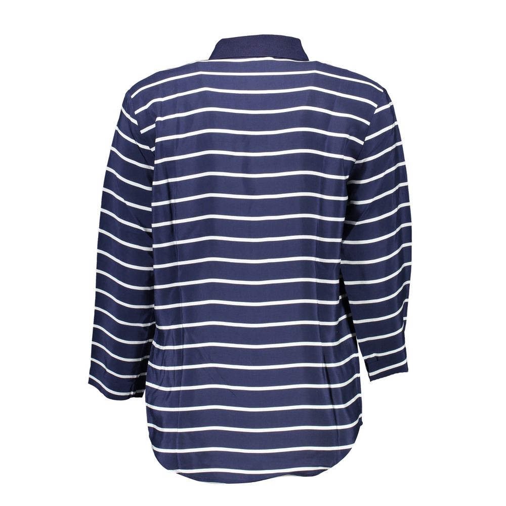 Gant Blue Viscose Women Polo Women's Shirt