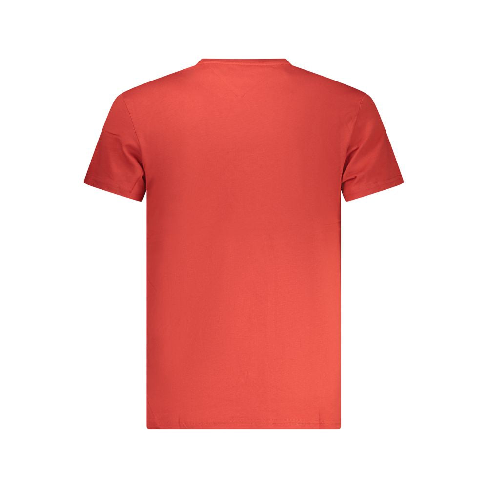 Tommy Hilfiger Red Cotton Mens Men's T-Shirt