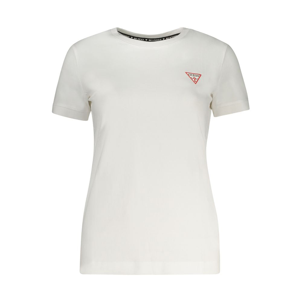 Guess Jeans Bianco Cotton Women Women's T-Shirt