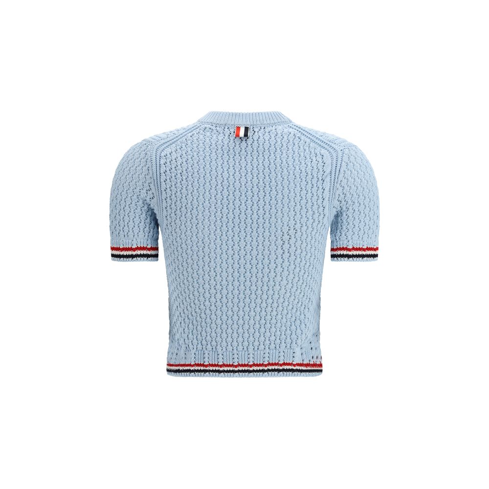 Thom Browne Blue Cotton Women's T-Shirt