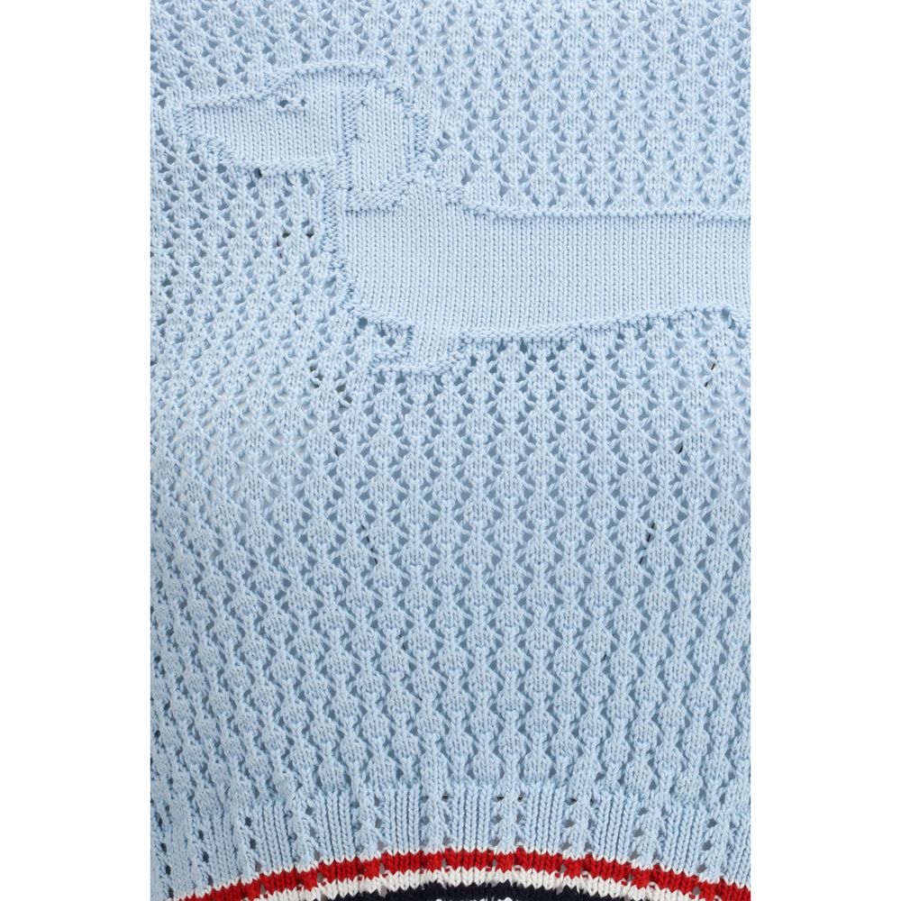 Thom Browne Blue Cotton Women's T-Shirt
