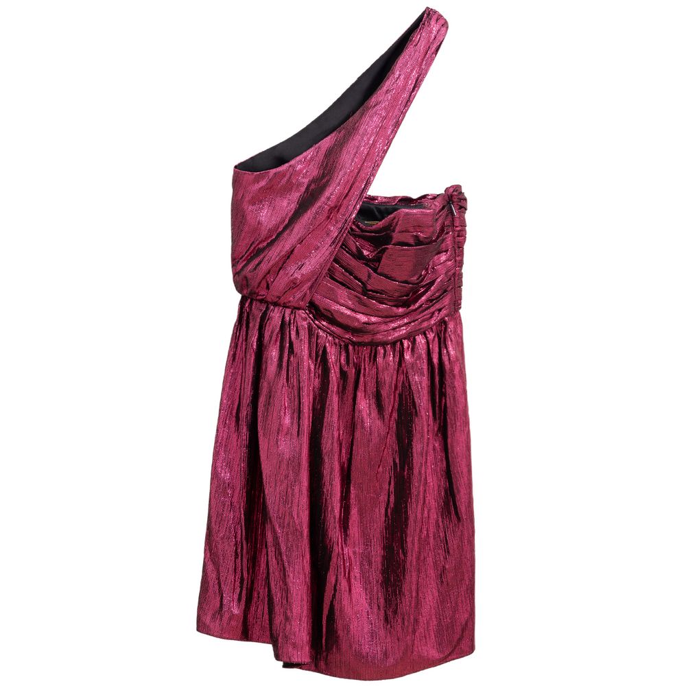 Saint Laurent Fuchsia Viscose Short Women's Dress