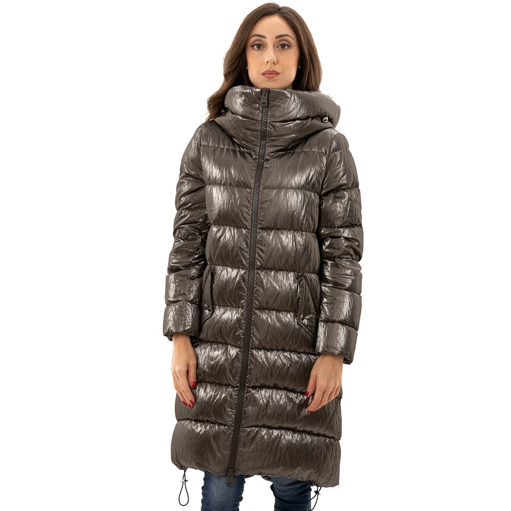Herno Gray Viscose Women's Parka