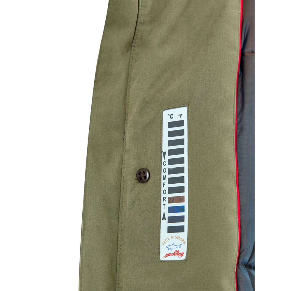 Paul & Shark Green Polyester Men's Coat