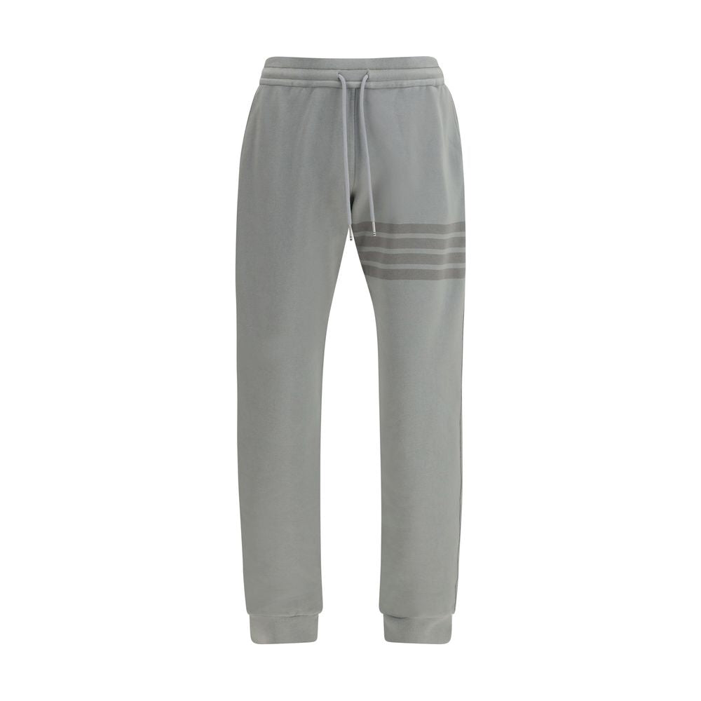 Thom Browne Gray Cotton Joggers (Workout Men's Pants)