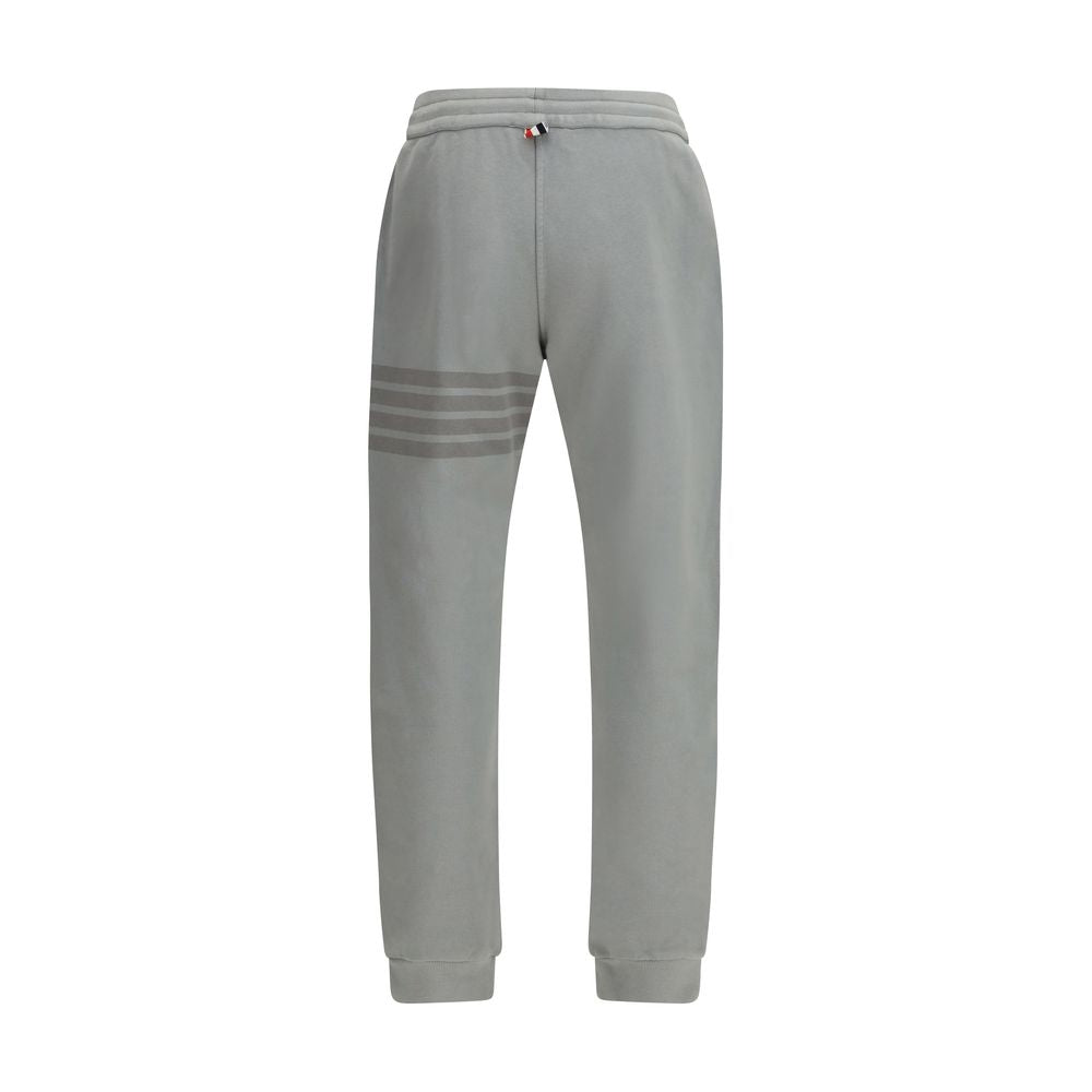 Thom Browne Gray Cotton Joggers (Workout Men's Pants)