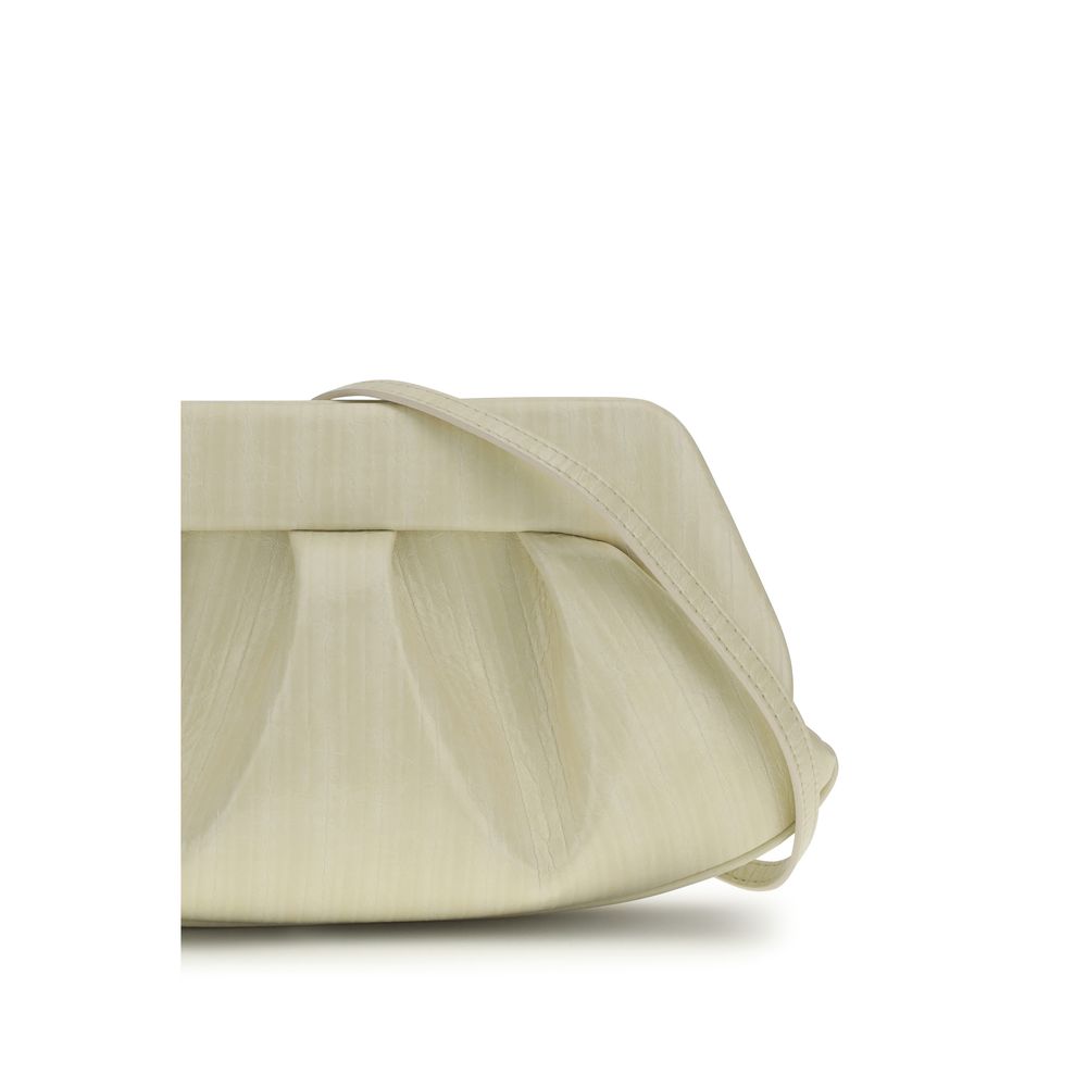 THEMOIRè White Polyethylene Clutch Women's Bag