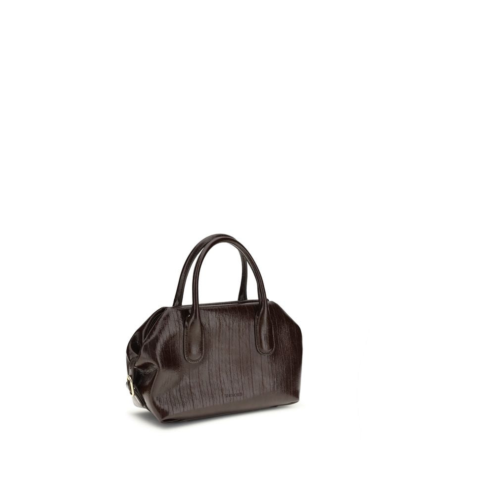 THEMOIRè Brown Polyethylene Shoulder Women's Bag