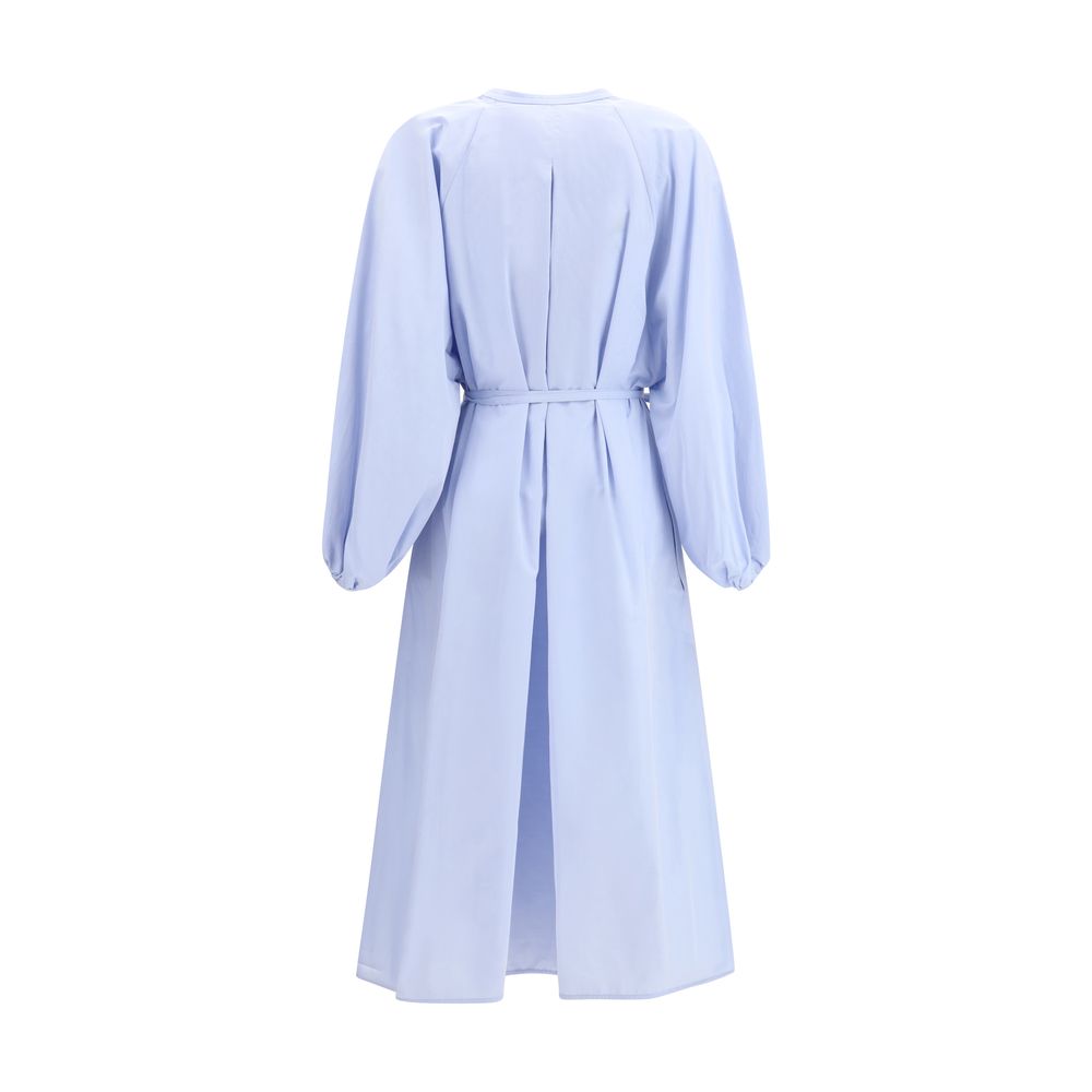 Loulou De Saison Blue Cotton Casual Women's Dress