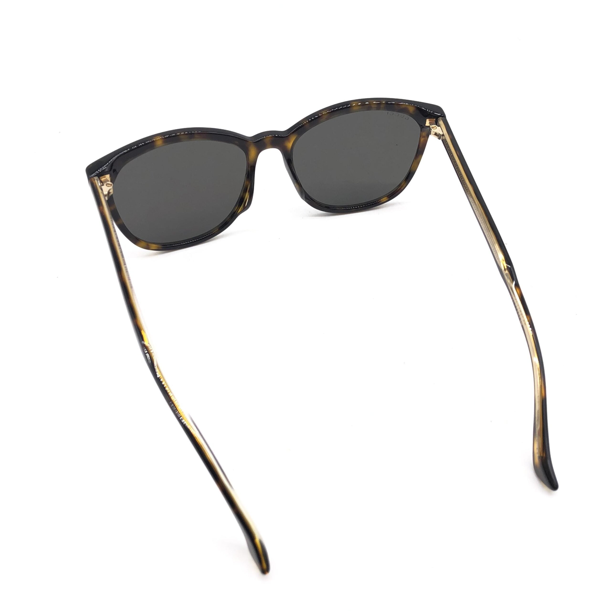 Gucci Tortoise Square Frame Women's Sunglasses (Pre-Owned)