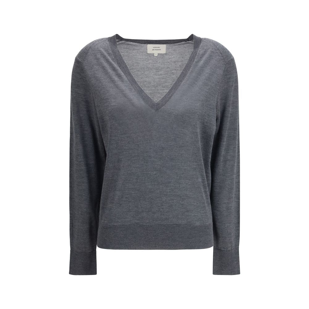 Loulou De Saison Gray Cashmere Women's Sweater