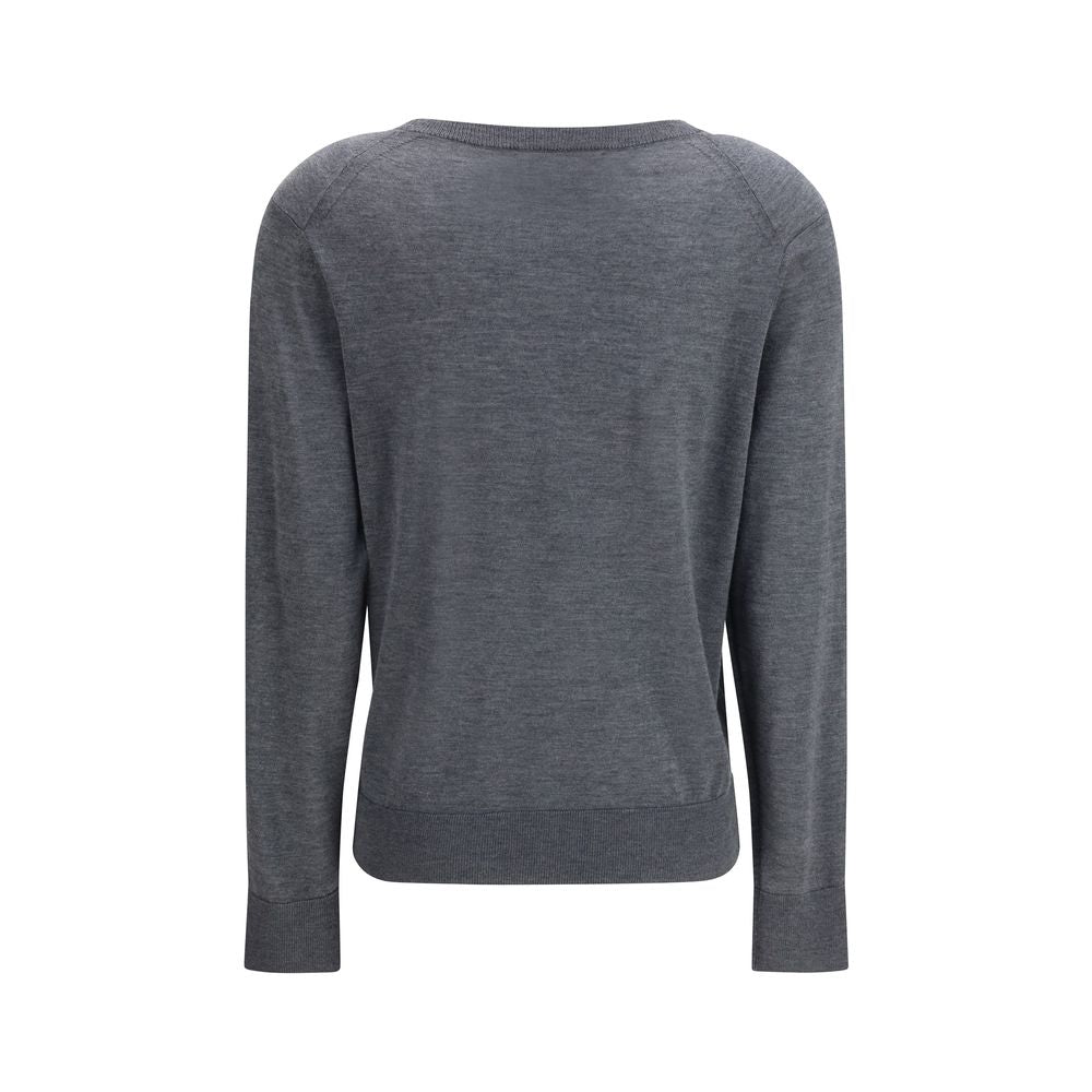 Loulou De Saison Gray Cashmere Women's Sweater