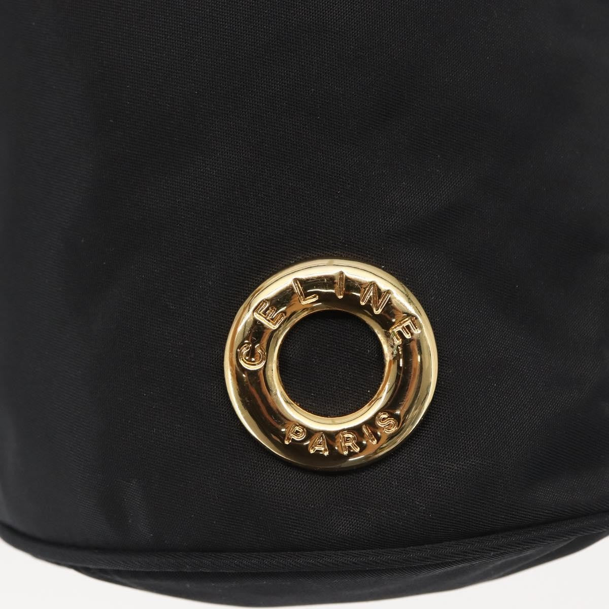 Celine Vintage Pouch Nylon Black Nylon Clutche & Pouche Bag (Pre-Owned)
