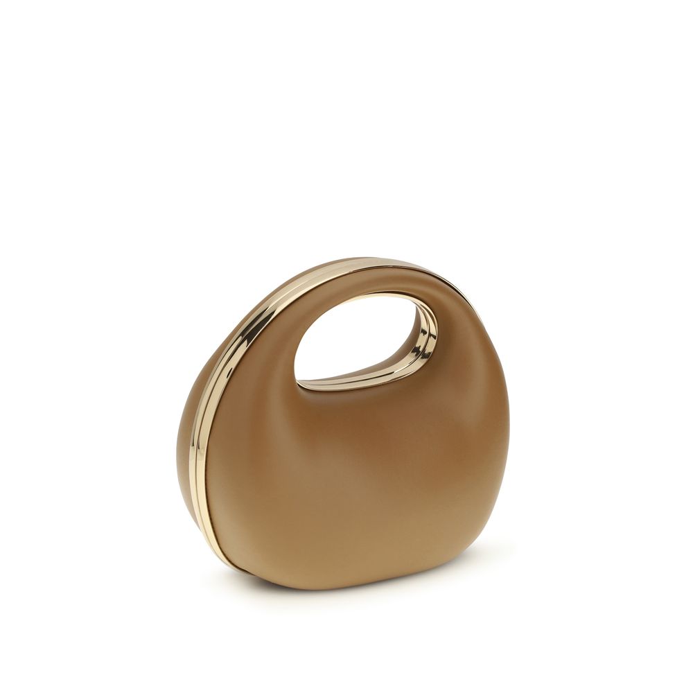 Sacai Brown Calf Leather Bos Taurus Women's Handbag