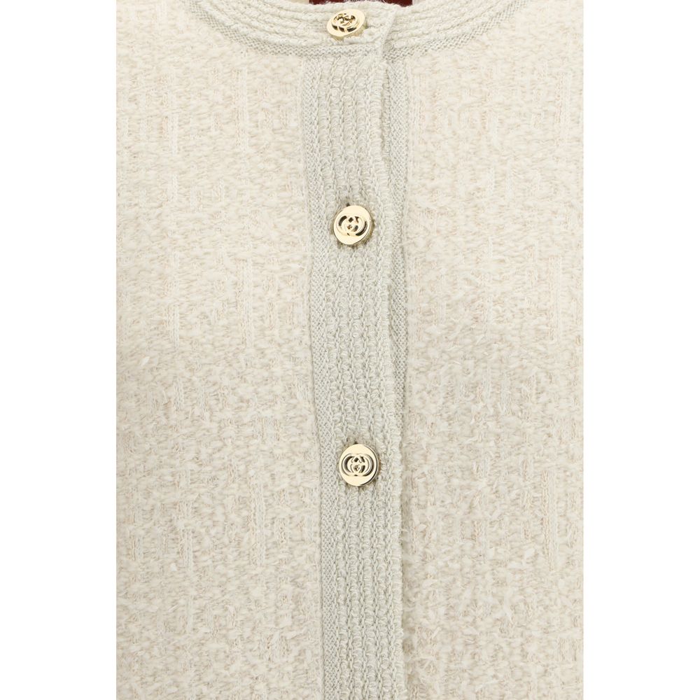 Gucci Beige Wool Women's Cardigan