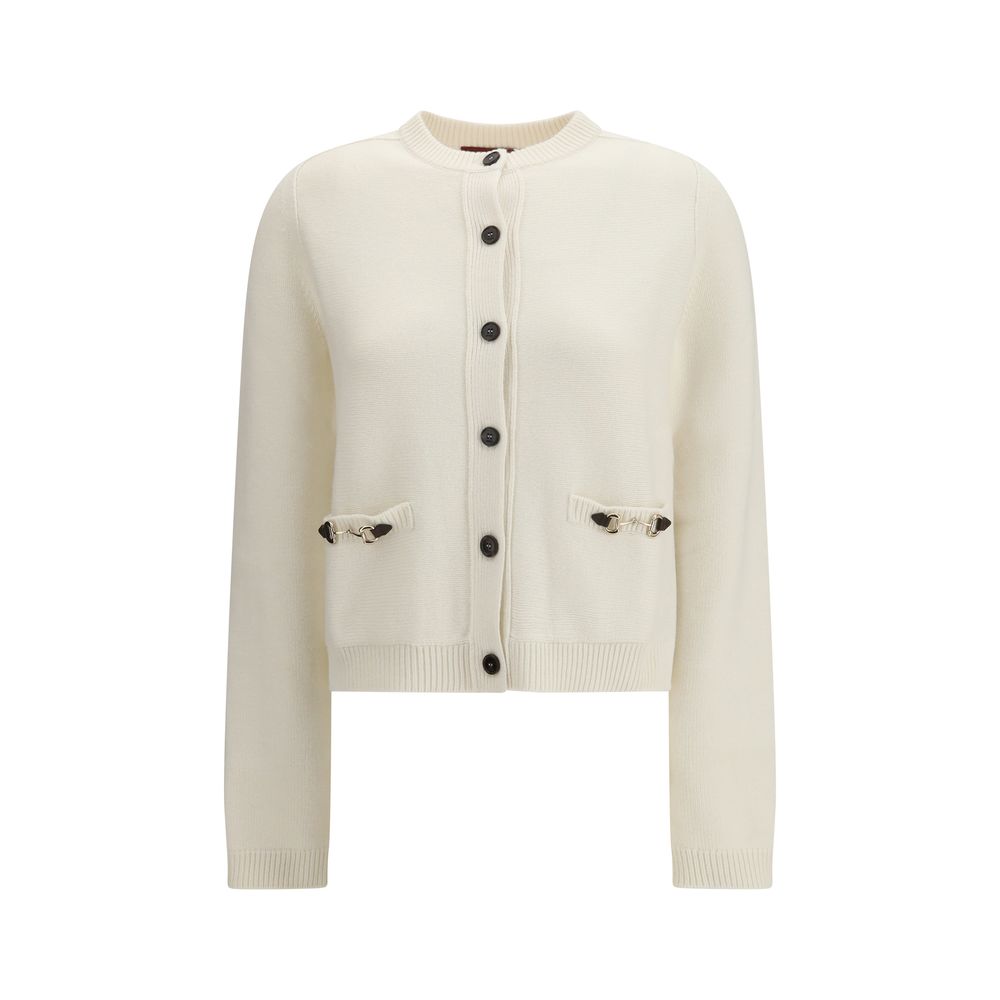 Gucci Beige Wool Women's Cardigan