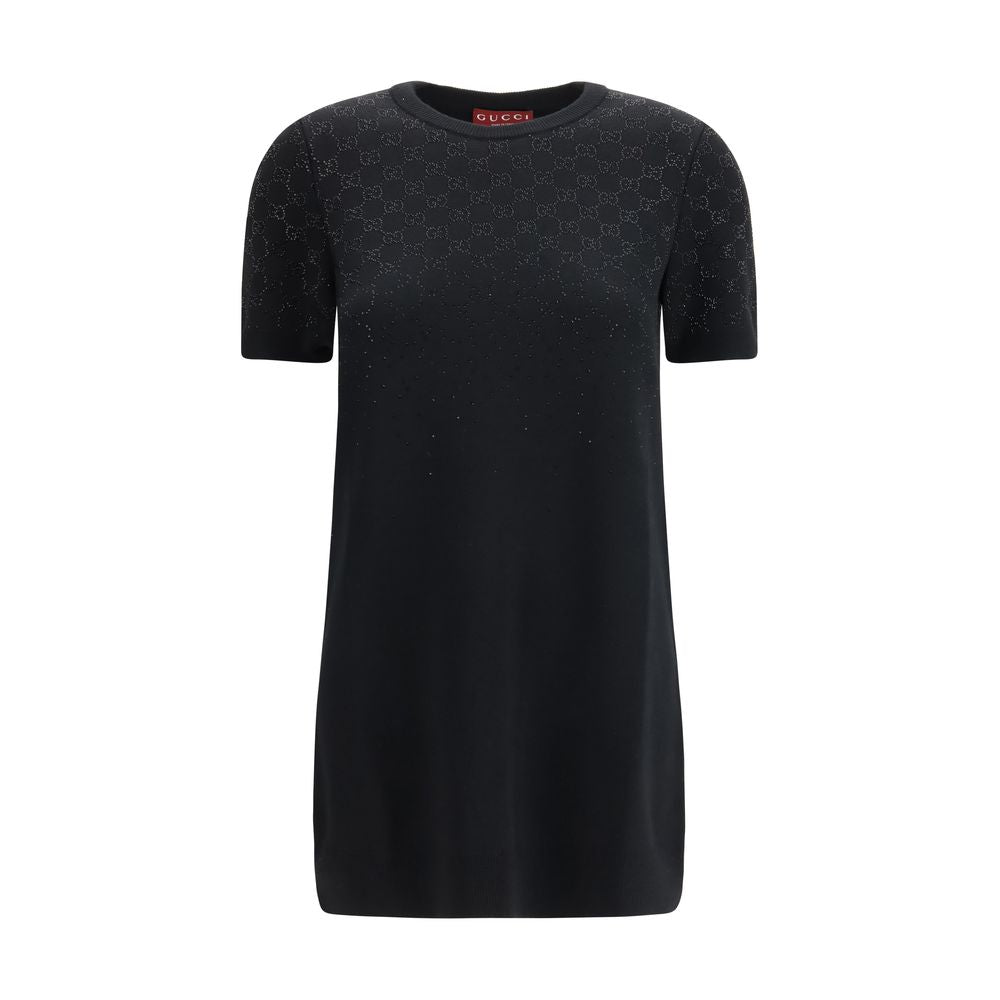 Gucci Black Wool Oves Aries Casual Women's Dress