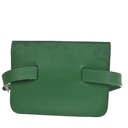 Hermès Green Leather Shoulder Bag (Pre-Owned)