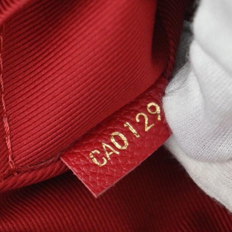 Louis Vuitton Saintonge Red Leather Shoulder Bag (Pre-Owned)