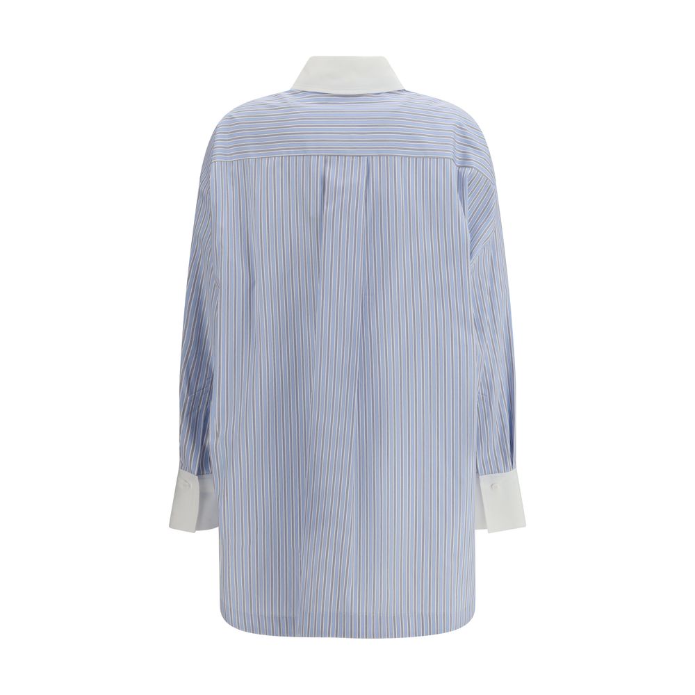 The Attico Blue Cotton Women's Shirt
