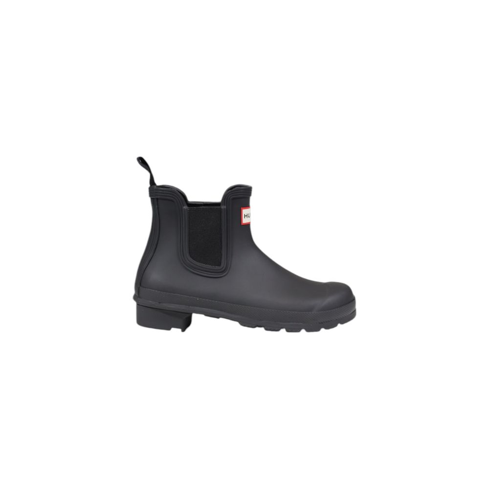 Hunter Black Recycled Polyester Ankle Women's Boots