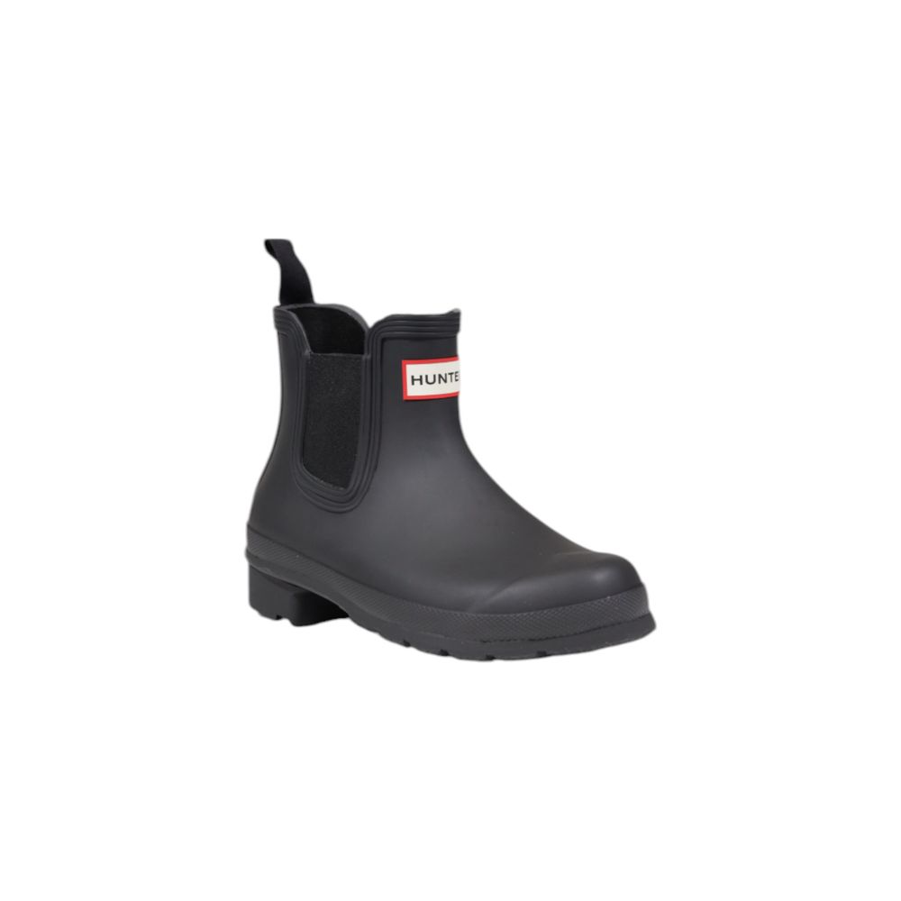 Hunter Black Recycled Polyester Ankle Women's Boots
