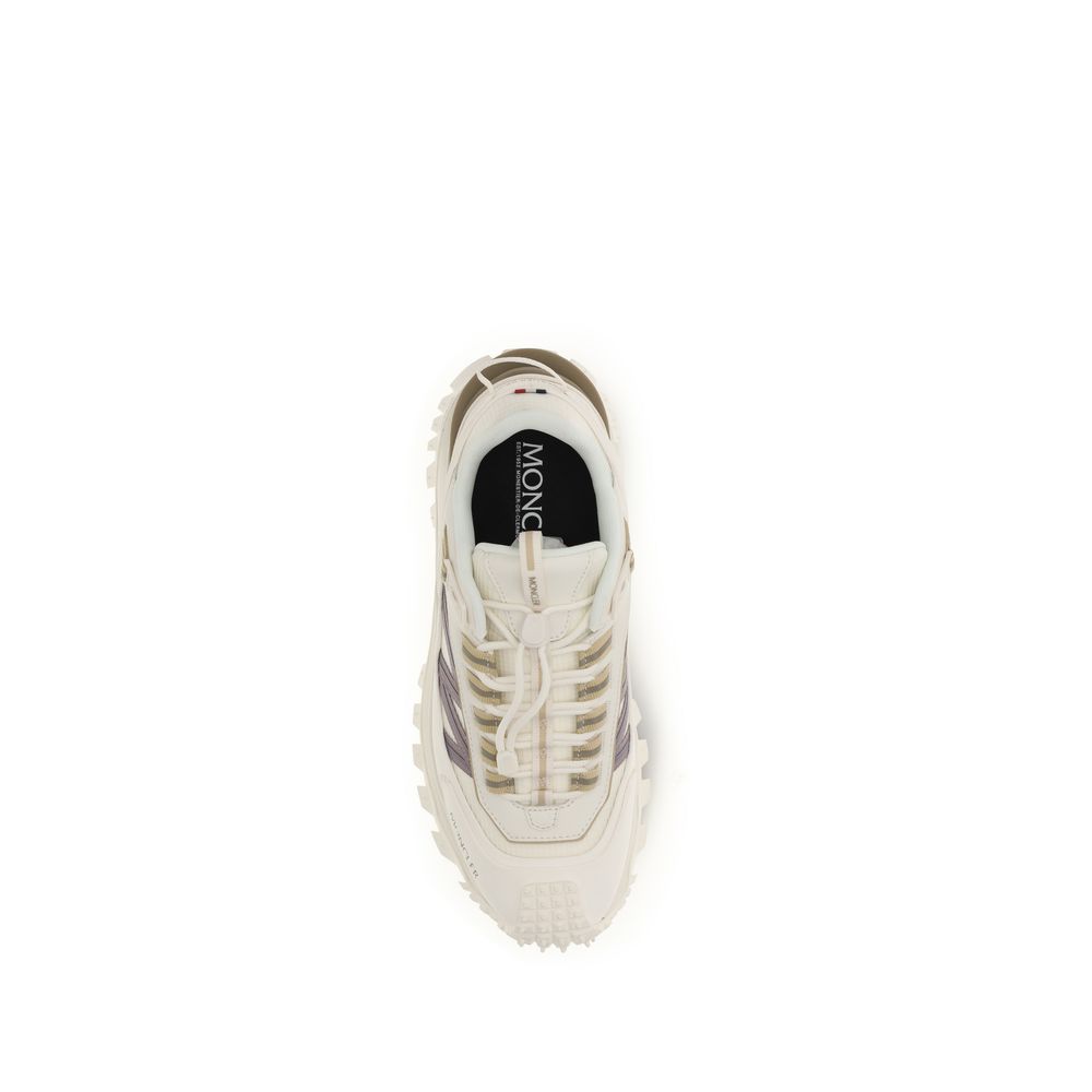 Moncler White Polyester Athletic Women's Sneakers