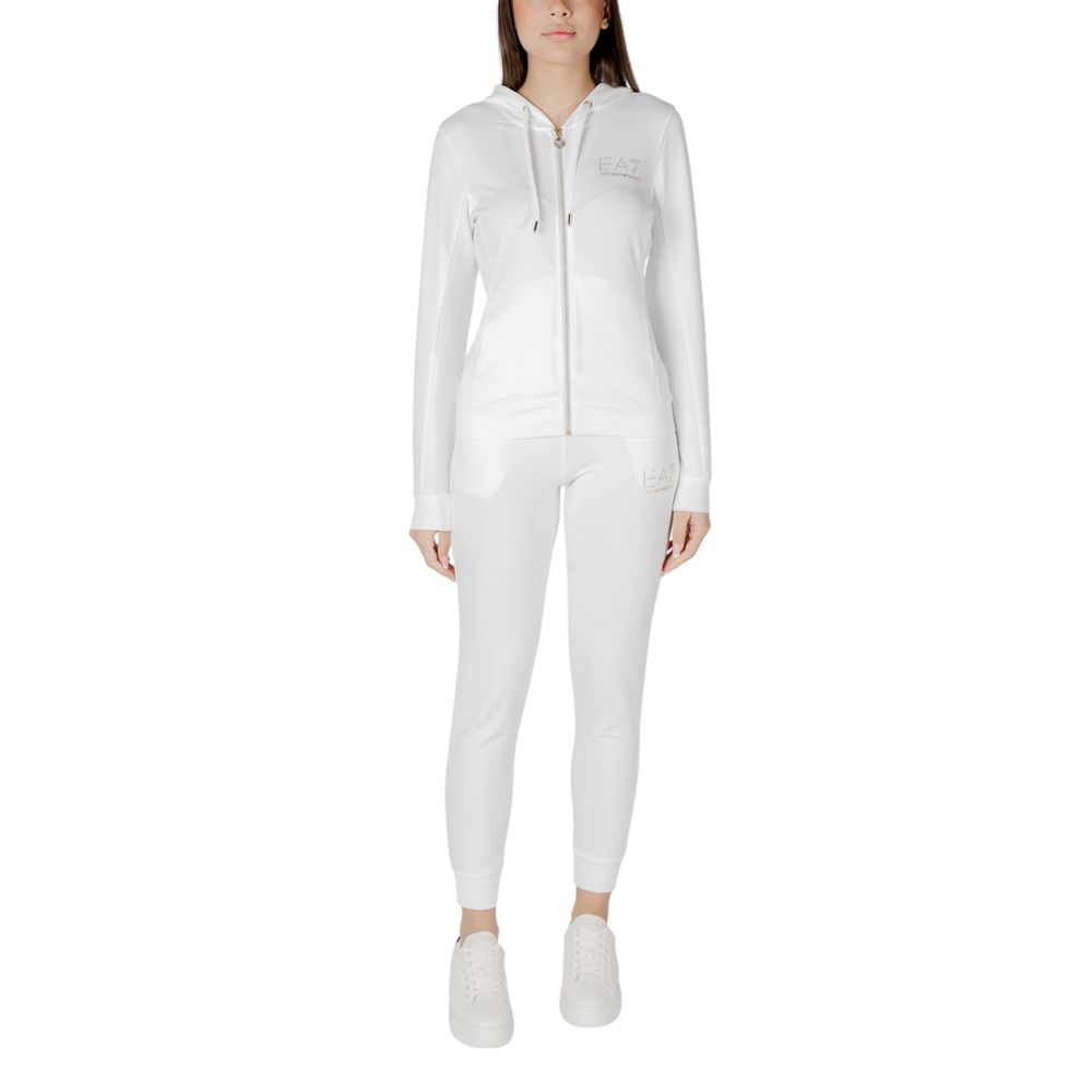 EA7 Emporio Armani Cream Polyester Women's Tracksuit