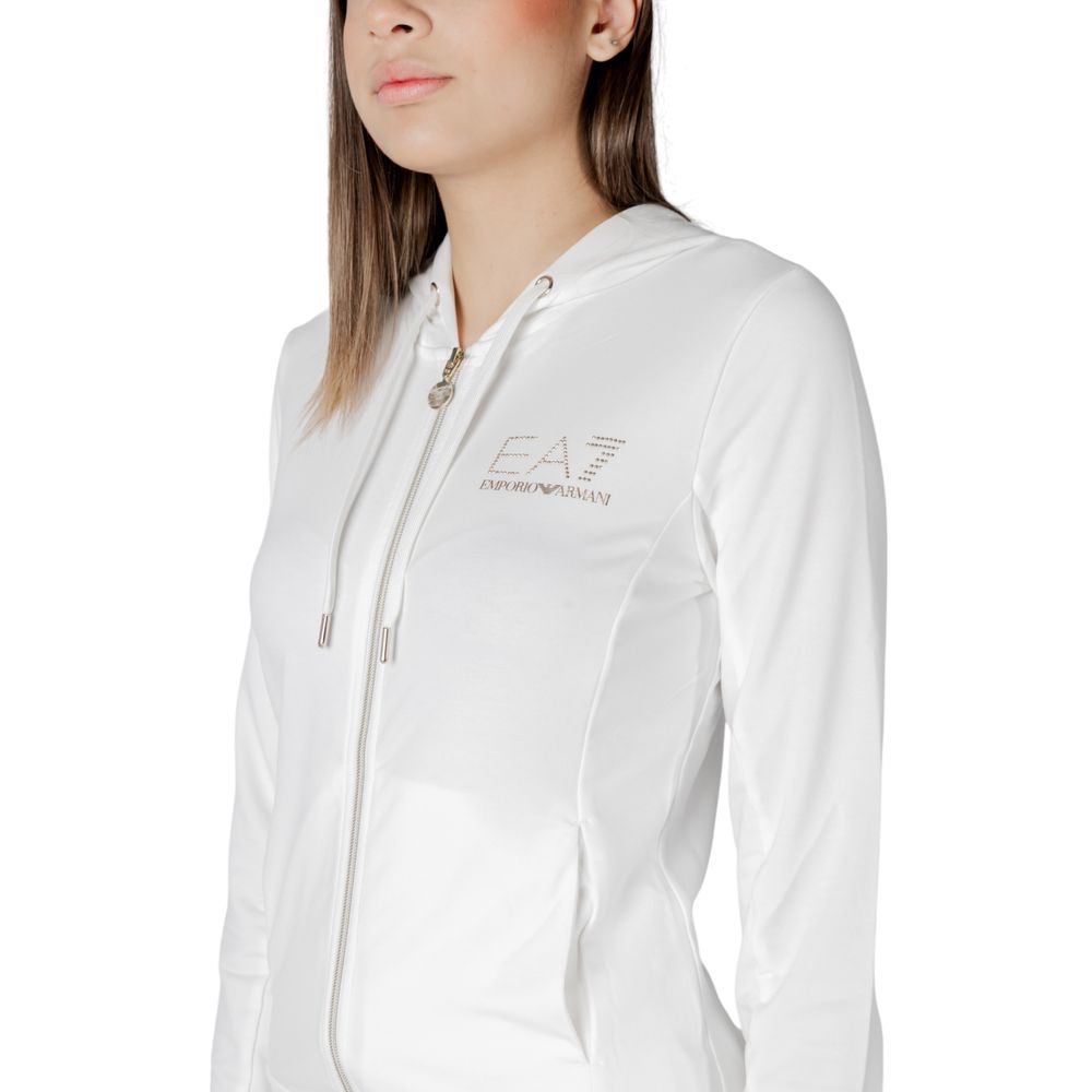 EA7 Emporio Armani Cream Polyester Women's Tracksuit
