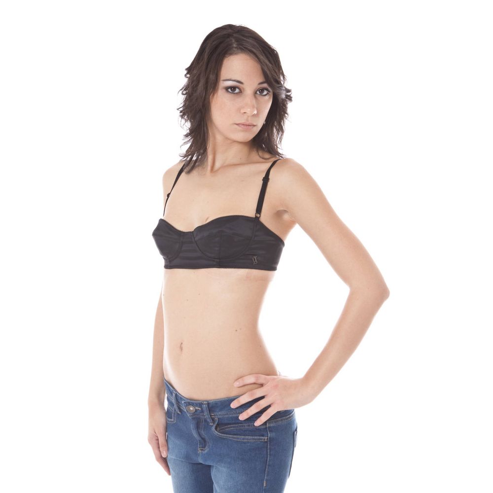 John Galliano Nero Acetato Women Women's Bra
