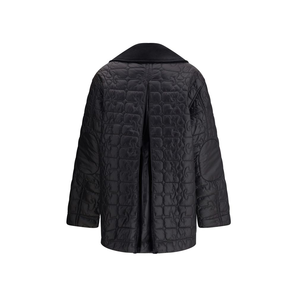 Ganni Gray Nylon Women's Coat