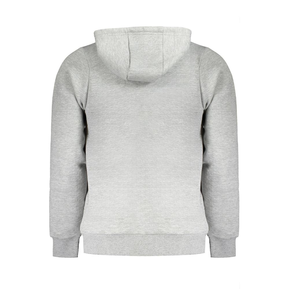 Norway 1963 Grigio Cotton Male Sweatshirt with Men's Hood