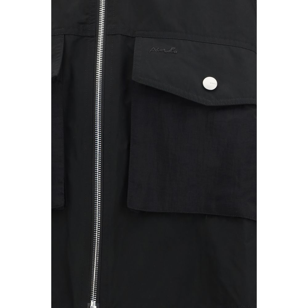 PINKO Black Polyester Shell Women's Jacket