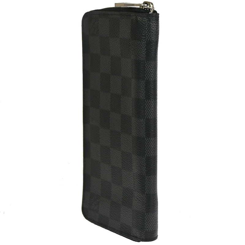 Louis Vuitton Zippy Wallet Black Canvas Wallet  (Pre-Owned)