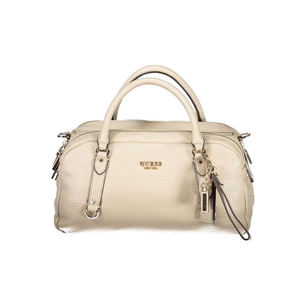 Guess Jeans Beige Polyurethane Women's Women's Handbag