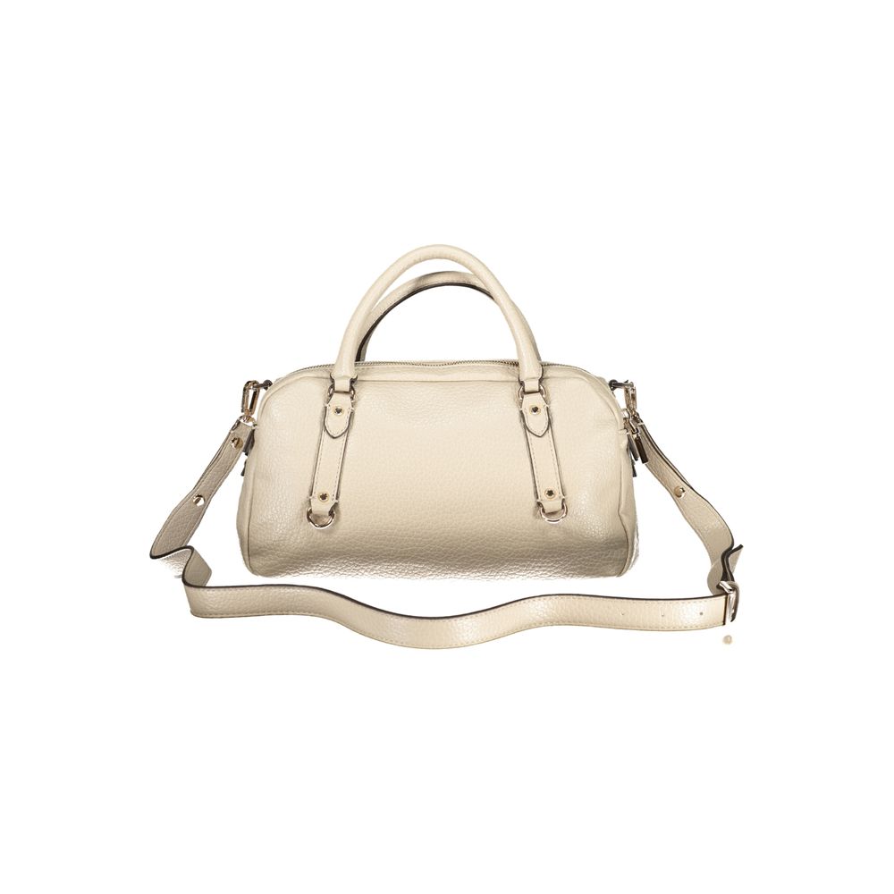 Guess Jeans Beige Polyurethane Women's Women's Handbag