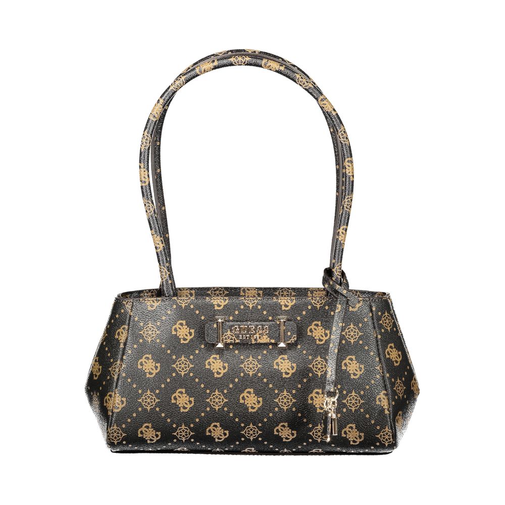 Guess Jeans Marrone Poliuretano Women Women's Handbag