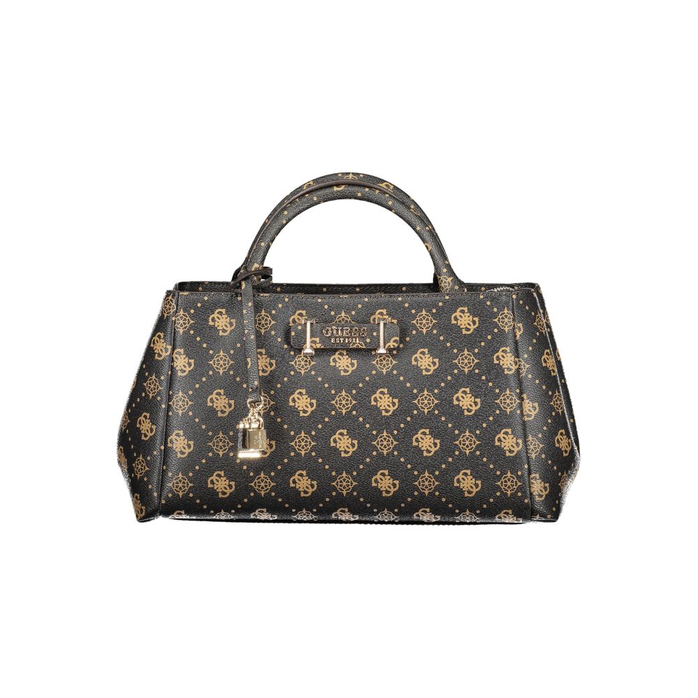 Guess Jeans Marrone Poliuretano Women Women's Handbag