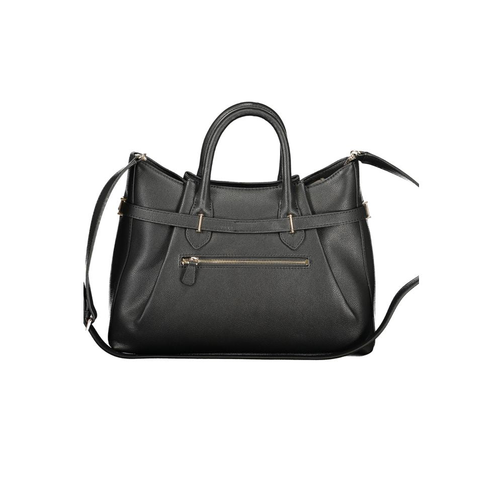 Guess Jeans Black Polyurethane Women Women's Handbag