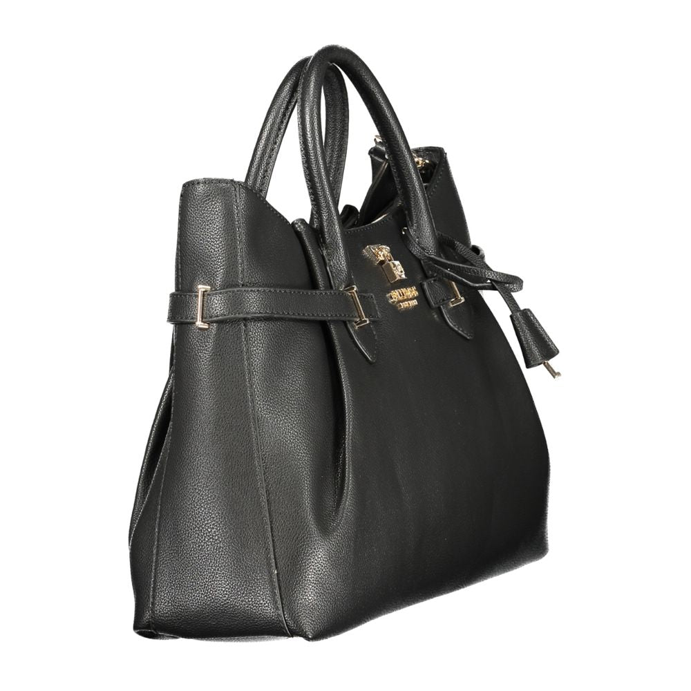 Guess Jeans Black Polyurethane Women Women's Handbag