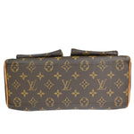 Louis Vuitton Manhattan Pm Brown Canvas Handbag (Pre-Owned)