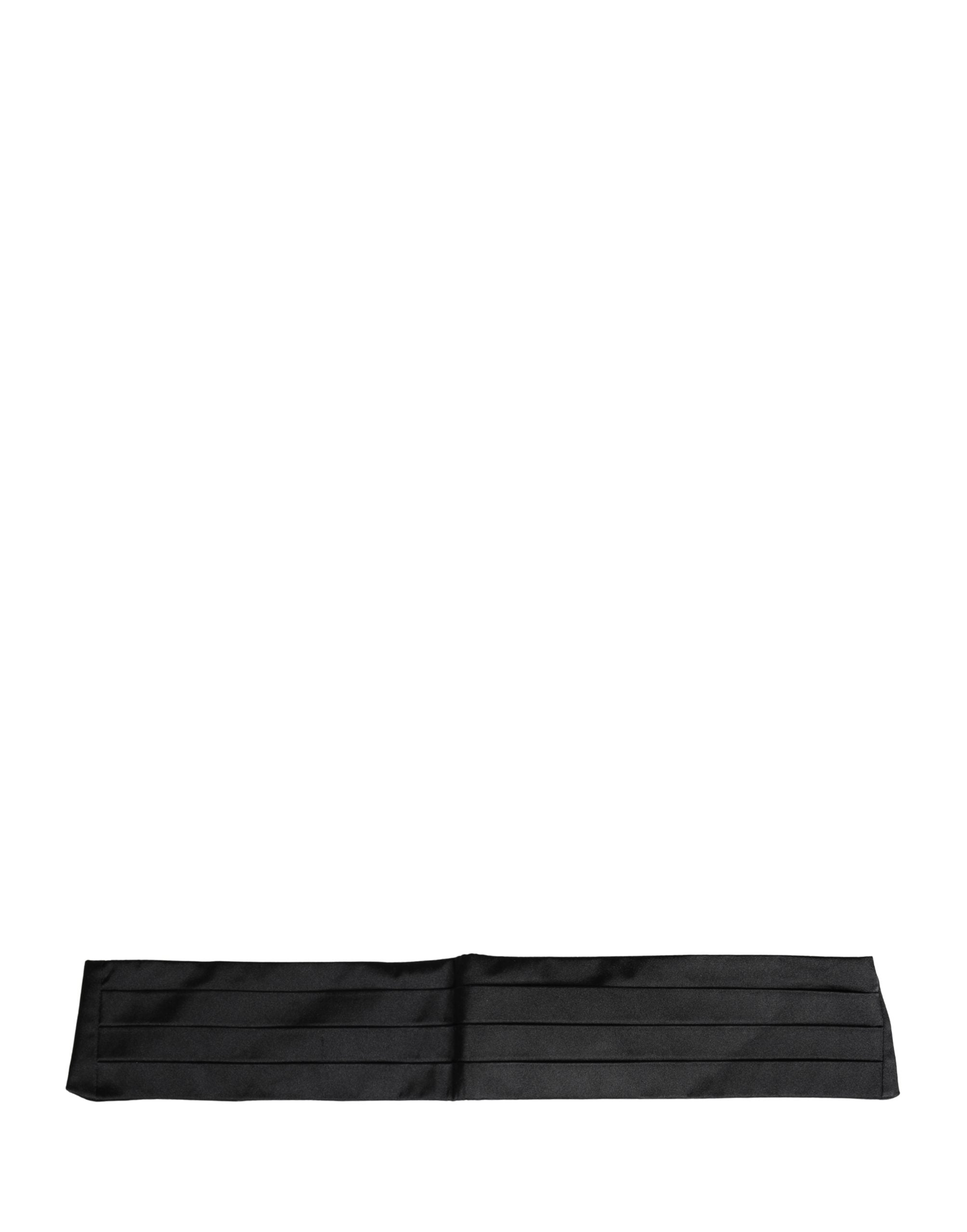 Dolce & Gabbana Black 100% Silk Women Wide Waist Women's Cummerbund (Pre-Owned)