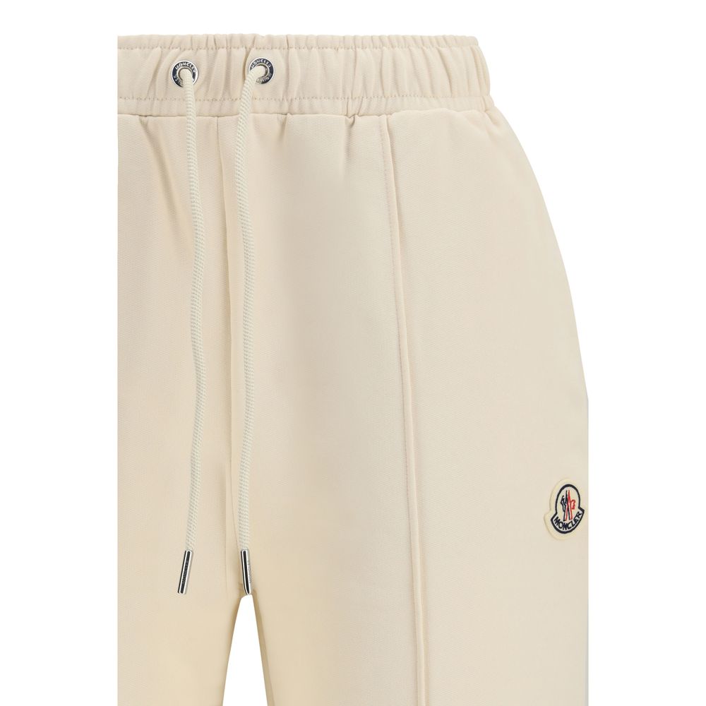 Moncler Beige Cotton Athletic Women's Pants