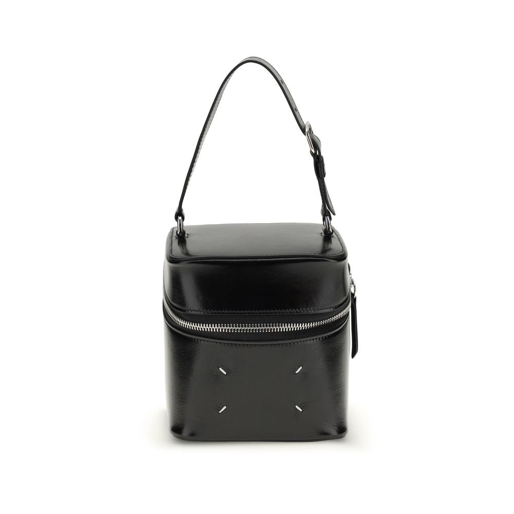 Maison Margiela Black Calf Leather Bos Taurus Backet Women's Bag