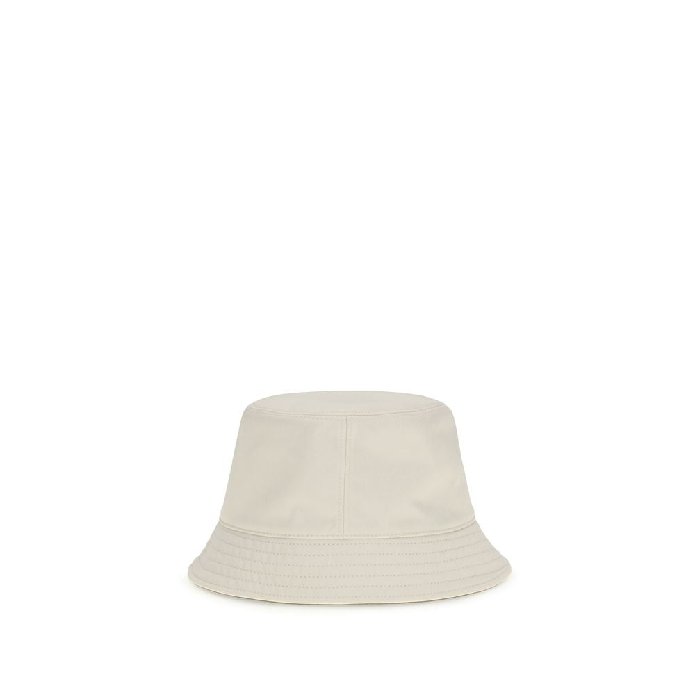 Moncler White Polyester Bucket Women's Hat