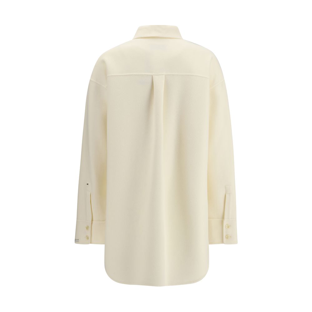 Max Mara Beige Wool Women's Shirt