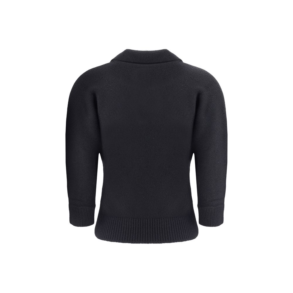 Khaite Black Cashmere Women's Sweater