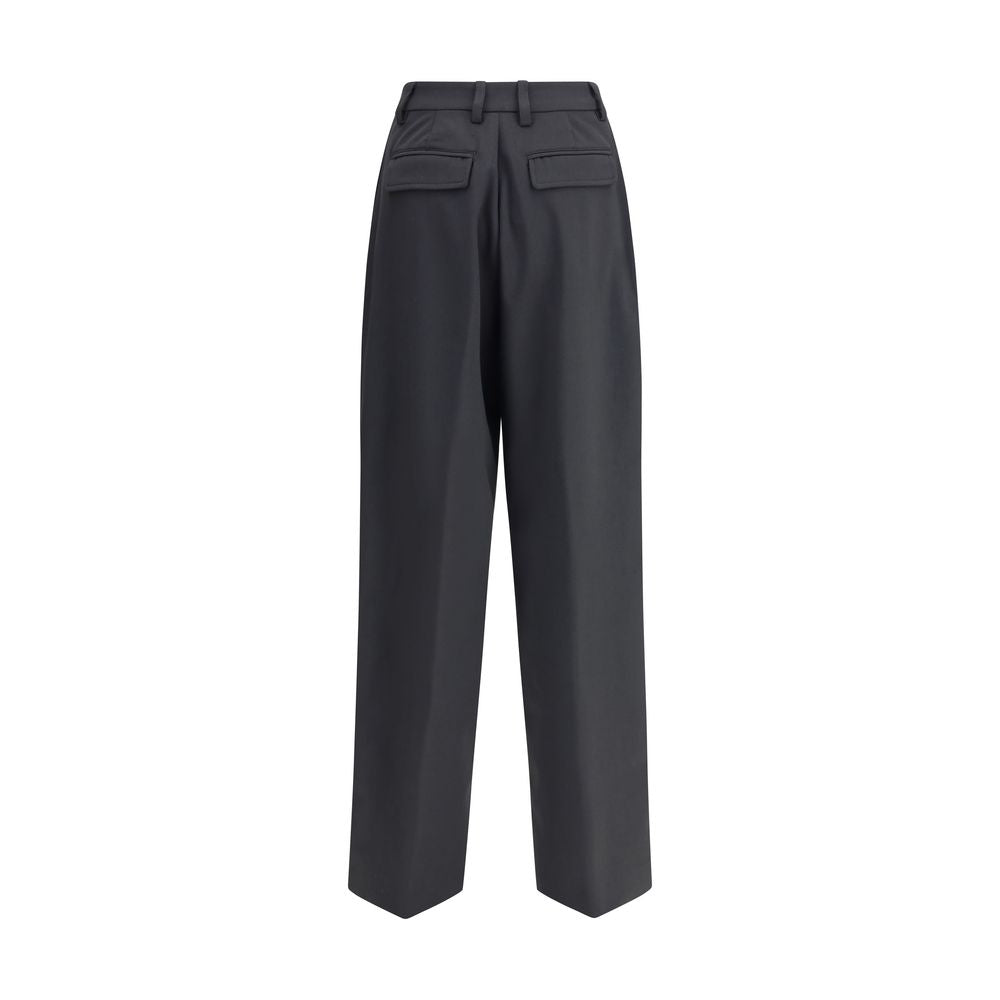 The Latest Black Polyester Casual Women's Pants