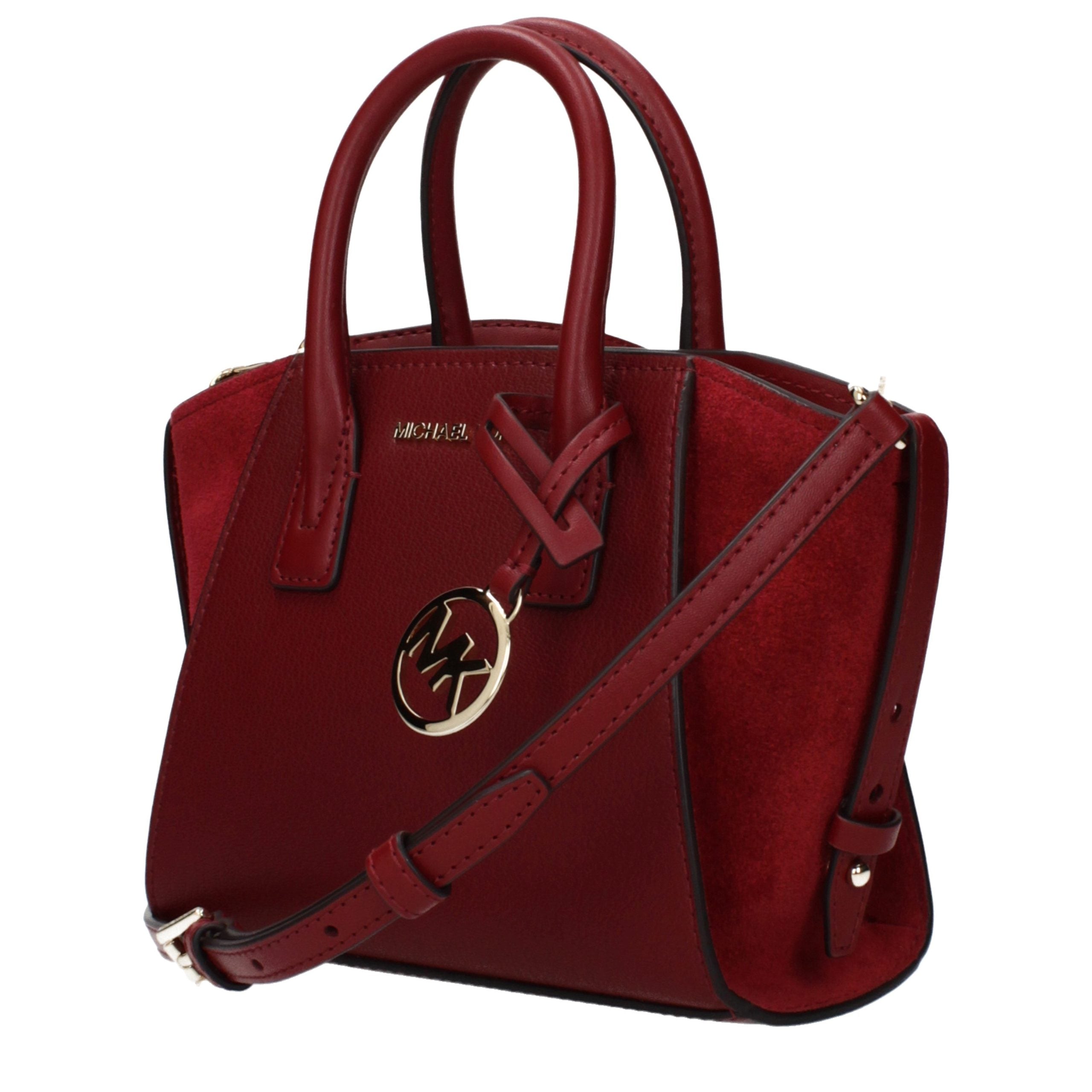 Michael Kors Red Leather Women's Handbag