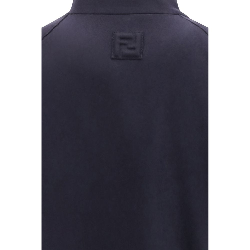 Fendi Blue Cashmere Men's Bomber